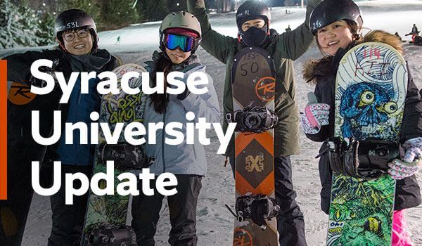 Photo of students at learn-to-snowboard event