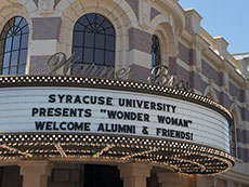 Wonder Woman movie marquee