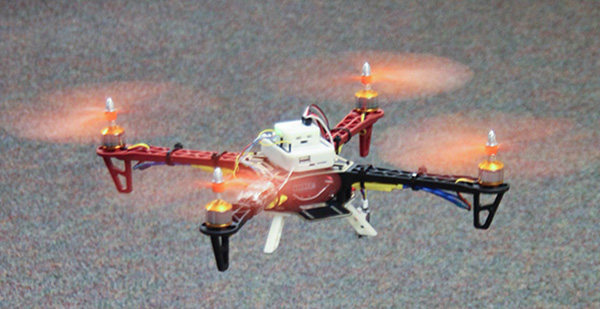 Quadcopter in flight