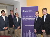 SU Sport Analytics students at the SABR Diamond Dollars Case Competition at NYU